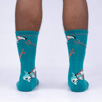 Sock it to Me "Frikkin Laser Beams" Ribbed Crew Athletic Socks