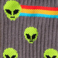 Sock it to Me "Aliens" Ribbed Crew Athletic Socks