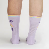 Sock it to Me "Bad Ass Magic" Ribbed Crew Athletic Socks