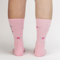 Sock it to Me "Doing Great Honey" Ribbed Crew Athletic Socks