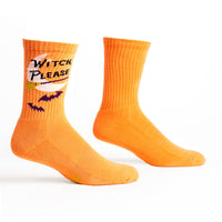 Sock it to Me "Witch, Please" Ribbed Crew Athletic Socks