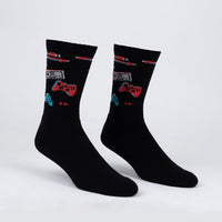Sock it to Me "Press Play" Ribbed Crew Athletic Socks