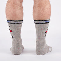 Sock it to Me "I'm a Fungi" Ribbed Crew Athletic Socks