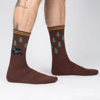 Sock it to Me "Go Wild" Ribbed Crew Athletic Socks