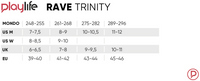 Playlife Rave Black Trinity 80 Inline Skates