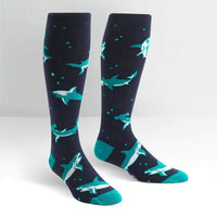 Sock it to Me "Shark Attach" Stretch Knee High Socks