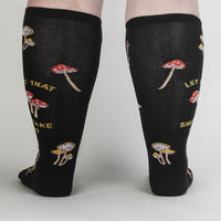 Sock it to Me Let That Shiitake Go Stretch Knee High Socks