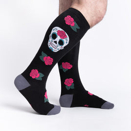 Sock it to Me "Sugar Skull" Stretch Knee High Socks