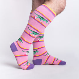 Sock it to Me "Rawr-ler Rink" Stretch Knee High Socks