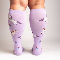 Sock it to Me "Prancing Around" Stretch Knee High Socks