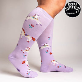 Sock it to Me "Prancing Around" Stretch Knee High Socks