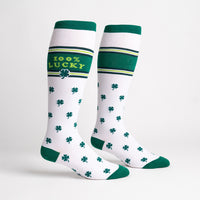 Sock it to Me "100% Lucky" Stretch Knee High Socks