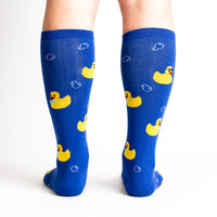 Sock it to Me "Rubber Duckie" Stretch Knee High Socks