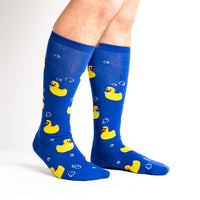 Sock it to Me "Rubber Duckie" Stretch Knee High Socks