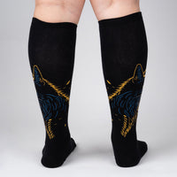 Sock it to Me "Night Cat" Stretch Knee High Socks