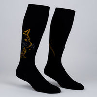 Sock it to Me "Night Cat" Stretch Knee High Socks