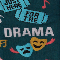 Sock it to Me "Just Here for the Drama" Stretch Knee High Socks