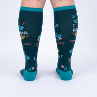 Sock it to Me "Just Here for the Drama" Stretch Knee High Socks