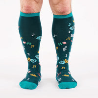 Sock it to Me "Just Here for the Drama" Stretch Knee High Socks