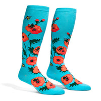 Sock it to Me "Popping In to Say Hello" Stretch Knee High Socks