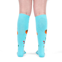 Sock it to Me "Popping In to Say Hello" Stretch Knee High Socks