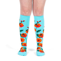 Sock it to Me "Popping In to Say Hello" Stretch Knee High Socks