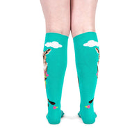 Sock it to Me "Kangaroos Make Me Hoppy" Stretch Knee High Socks
