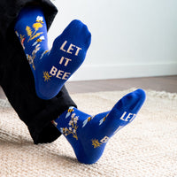 Sock it to Me "Let it Bee" Mens Crew Socks