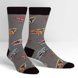 Sock it to Me "Sky Captain" Mens Crew Socks