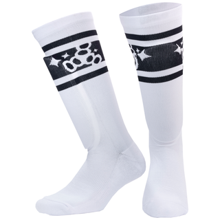 Triple 8 Sock Shin Guards Barbie Patin Signature Edition Black Stripe