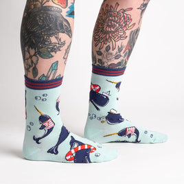 Sock it to Me "Whale-y Good Time" Womens Crew Socks