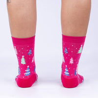 Sock it to Me Feelin' Pine Womens Crew Socks