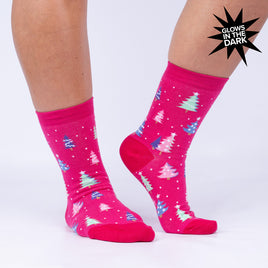 Sock it to Me Feelin' Pine Womens Crew Socks