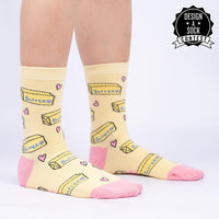 Sock it to Me "Butter Me Up" Womens Crew Socks