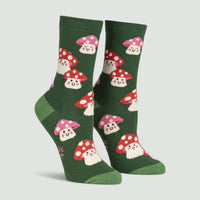 Sock it to Me Mellow Mushrooms Womens Crew Socks