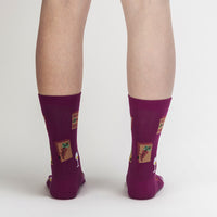 Sock it to Me It's Wine Time Womens Crew Socks