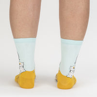 Sock it to Me Cat Claw Womens Crew Socks