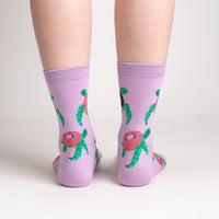 Sock it to Me "Donut Worry, Be Happy" Womens Crew Socks