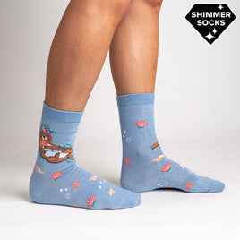 Sock it to Me "Be Your-shell-f" Womens Crew Socks