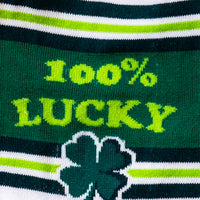 Sock it to Me "100% Lucky" Womens Crew Socks