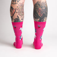 Sock it to Me "Strawberry Milk" Womens Crew Socks