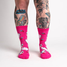 Sock it to Me "Strawberry Milk" Womens Crew Socks