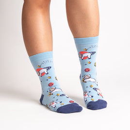 Sock it to Me "Slow Gravity" Womens Crew Socks
