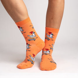 Sock it to Me "Rad Chicken" Womens Crew Socks