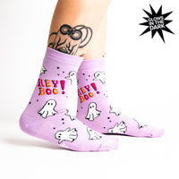 Sock it to Me "Hey Boo!" Womens Crew Socks