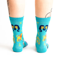 Sock it to Me "What's Your Sign?" Womens Crew Socks