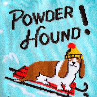 Sock it to Me "Powder Hound" Womens Crew Socks