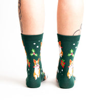 Sock it to Me "Merry Corgmas" Womens Crew Socks