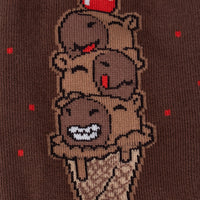 Sock it to Me "Choco-bara Ice Cream" Womens Crew Sock