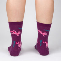 Sock it to Me "Relaxolotl" Womens Crew Socks